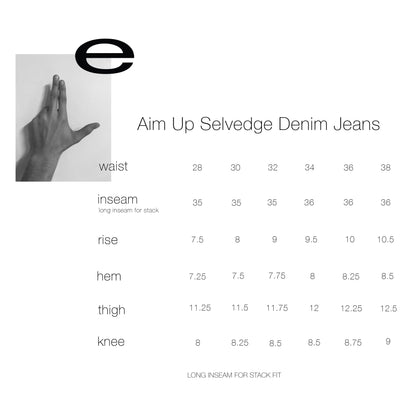 eforenything - Aim Up Selvedge Jeans (Raw)