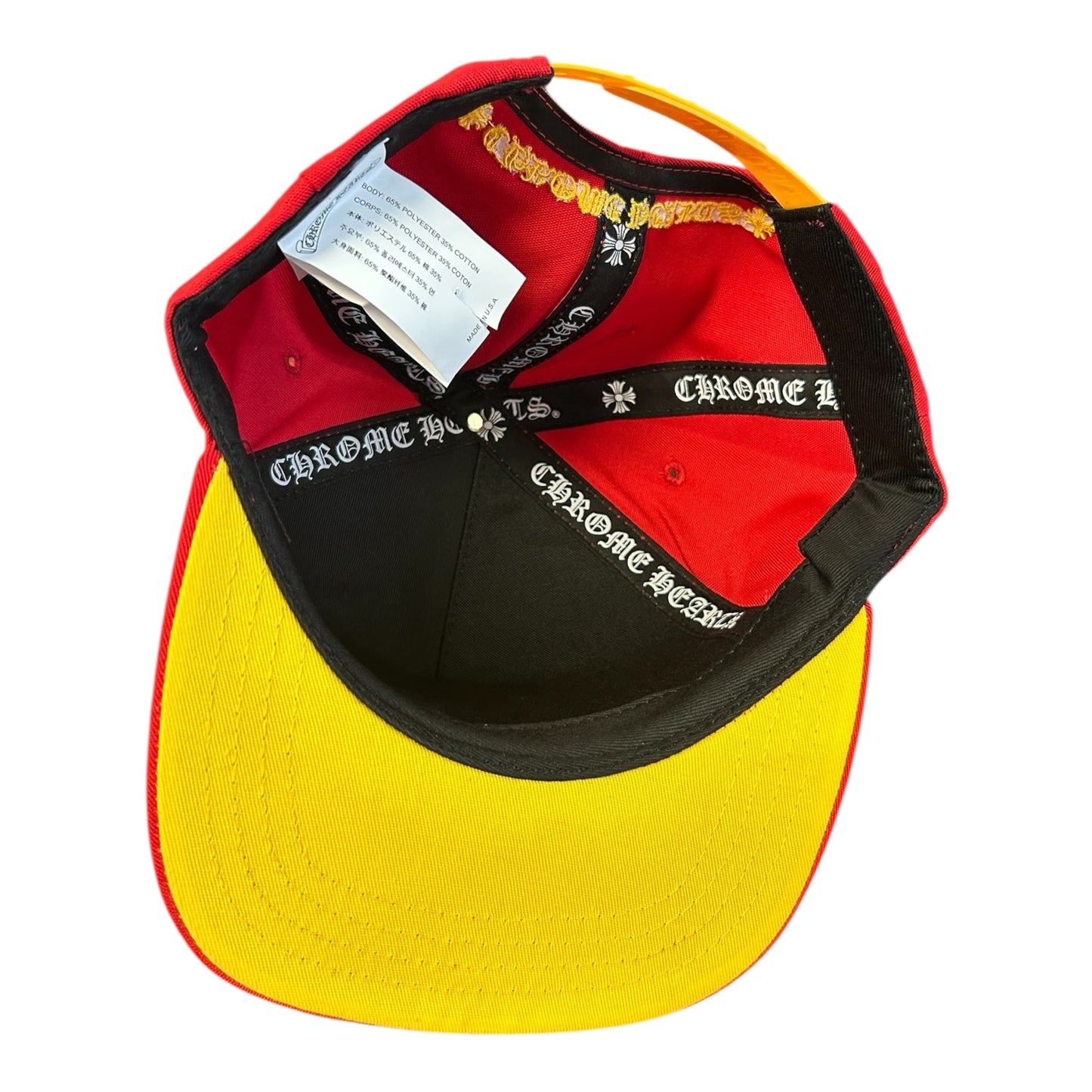 Chrome Hearts Baseball Hat Red/Yellow
