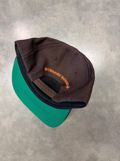 Chrome Hearts Baseball Snapback Hat - Brown/Orange