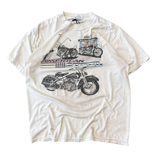 Vintage American Steel Motorcycle T Shirt