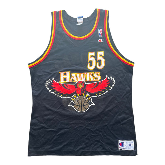 Vintage Champion NBA Jersey Atlanta Hawks #55 Mutombo