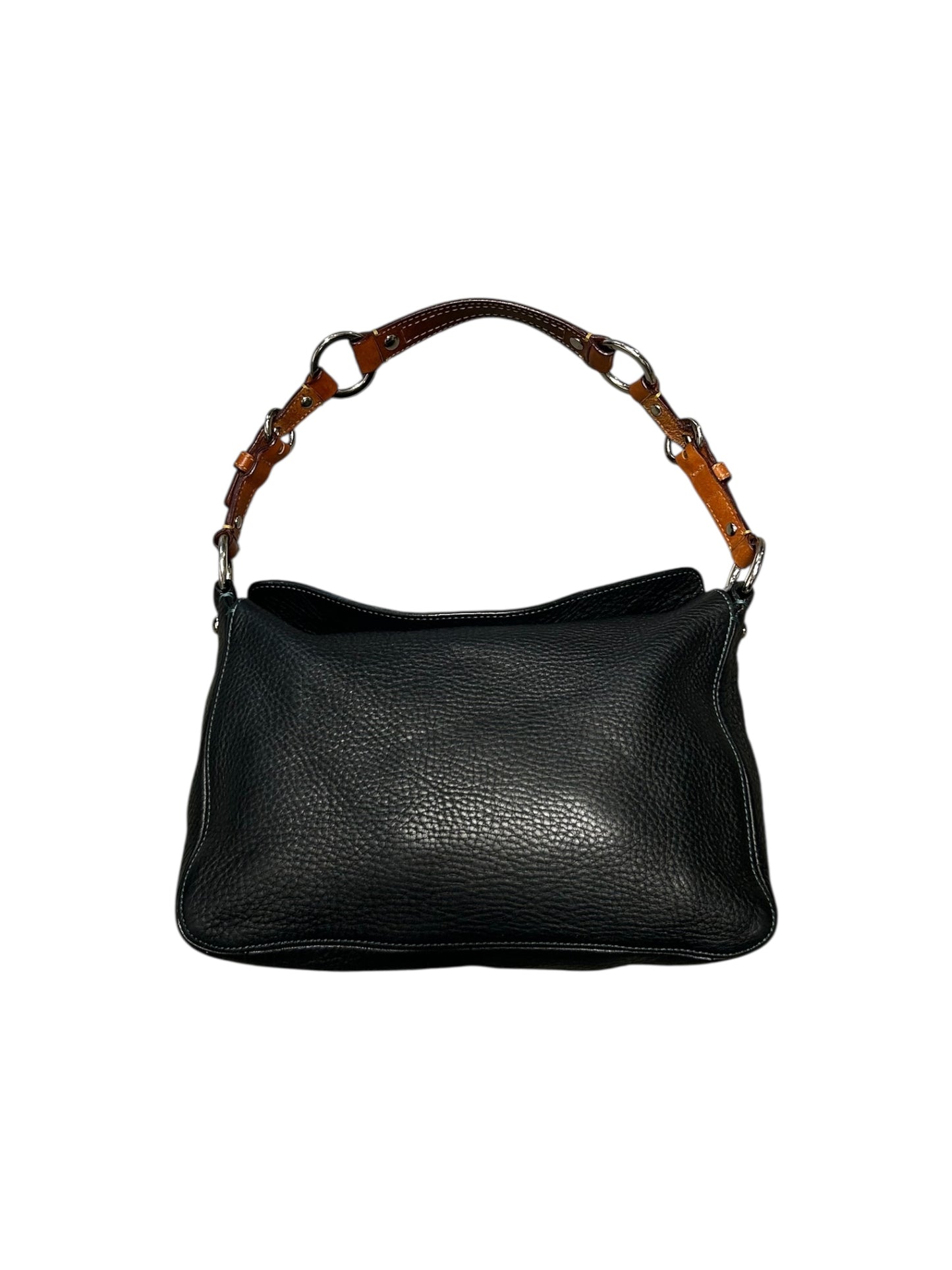 2006 Coach 8A38 Chelsea Pebbled Leather Turnlock Hobo Shoulder Handbag