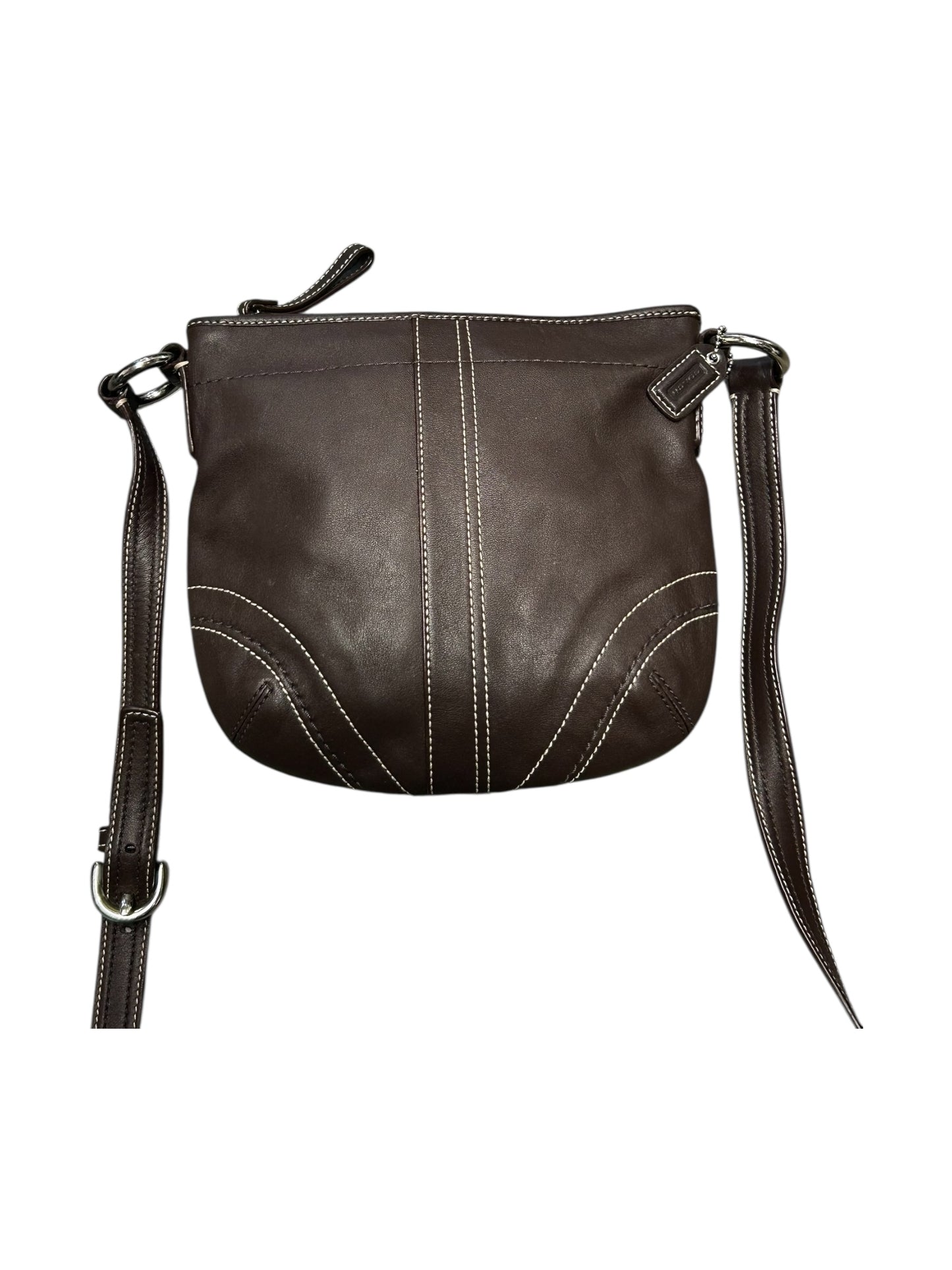 Coach 2000s Brown Leather SoHo Crossbody