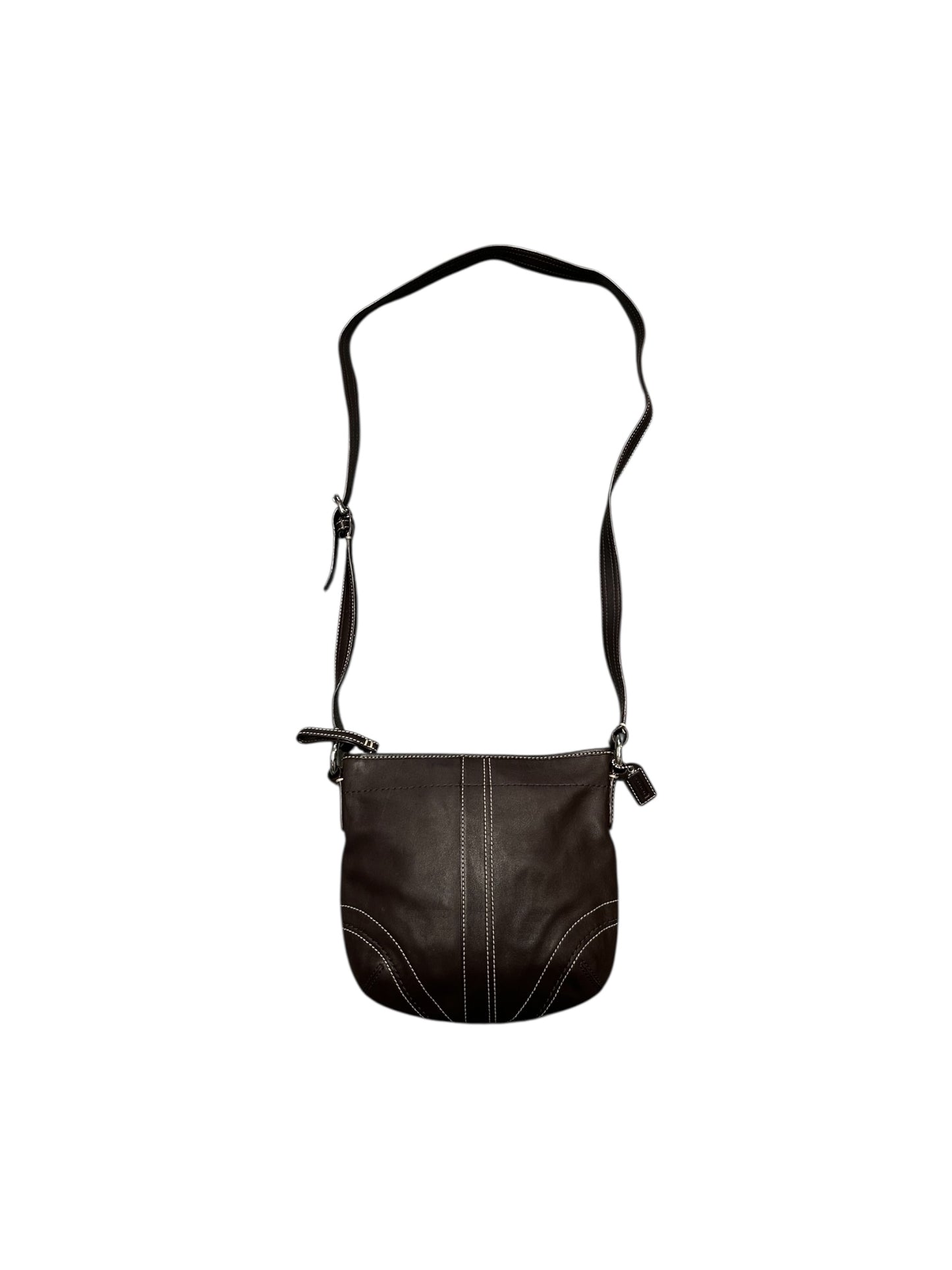 Coach 2000s Brown Leather SoHo Crossbody