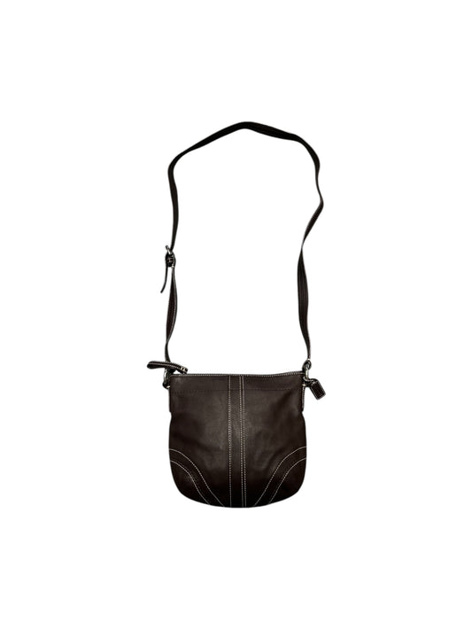 Coach 2000s Brown Leather SoHo Crossbody