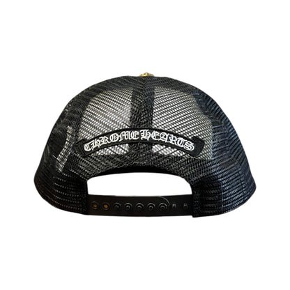 Chrome Hearts Eye Chart Black Trucker Hat