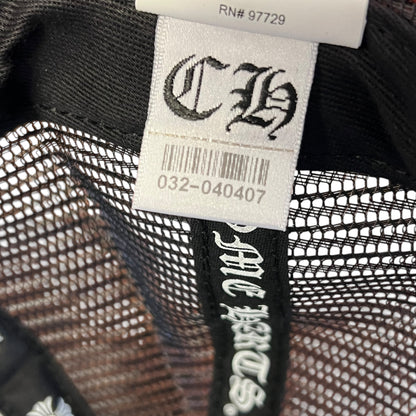 Chrome Hearts Eye Chart Black Trucker Hat