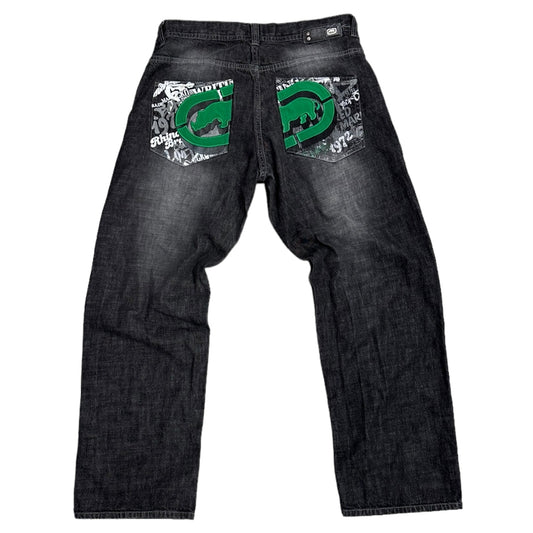 VTG Ecko Unltd Rhino Pocket Baggy Jeans