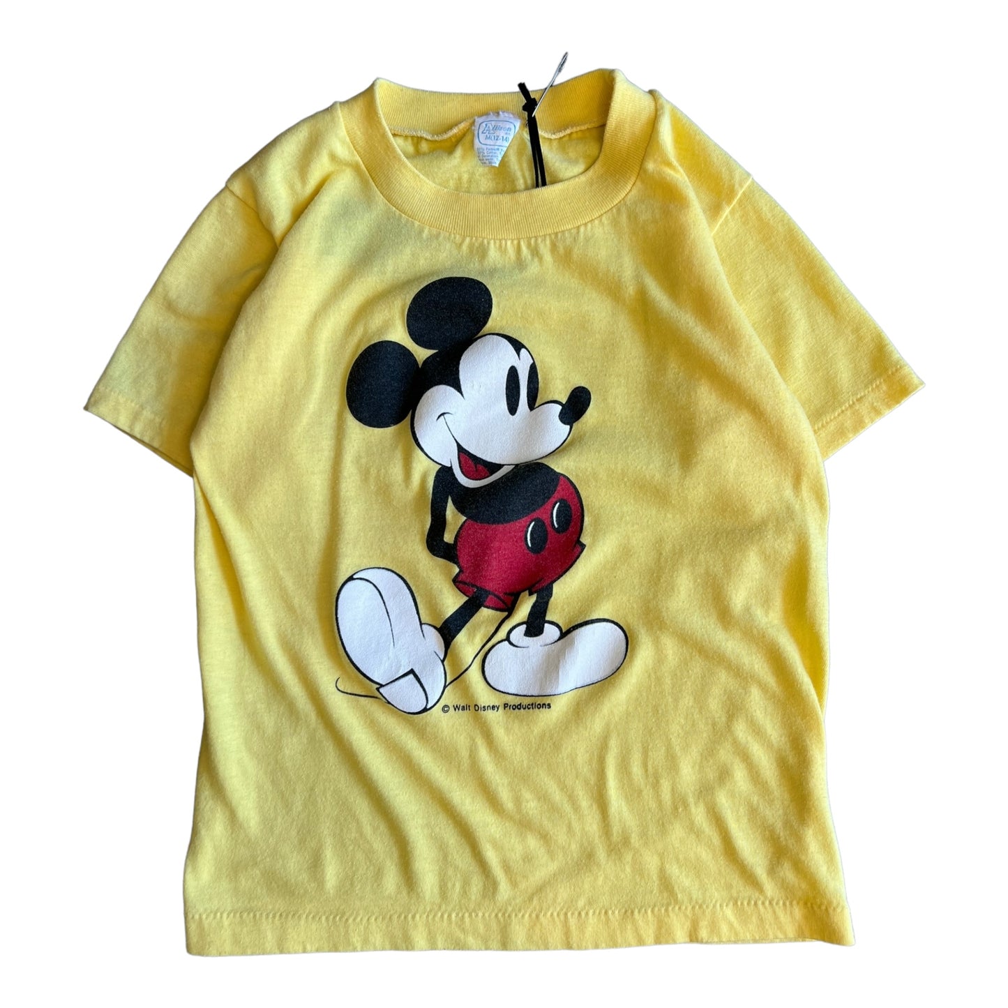 Kids Yellow Mickey Tee