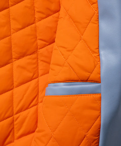 Brigade - Pronto Llegra Vegan Leather Jacket (Light Blue)