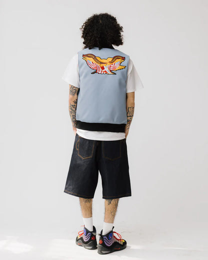 Brigade - Pronto Llegra Vegan Leather Jacket (Light Blue)