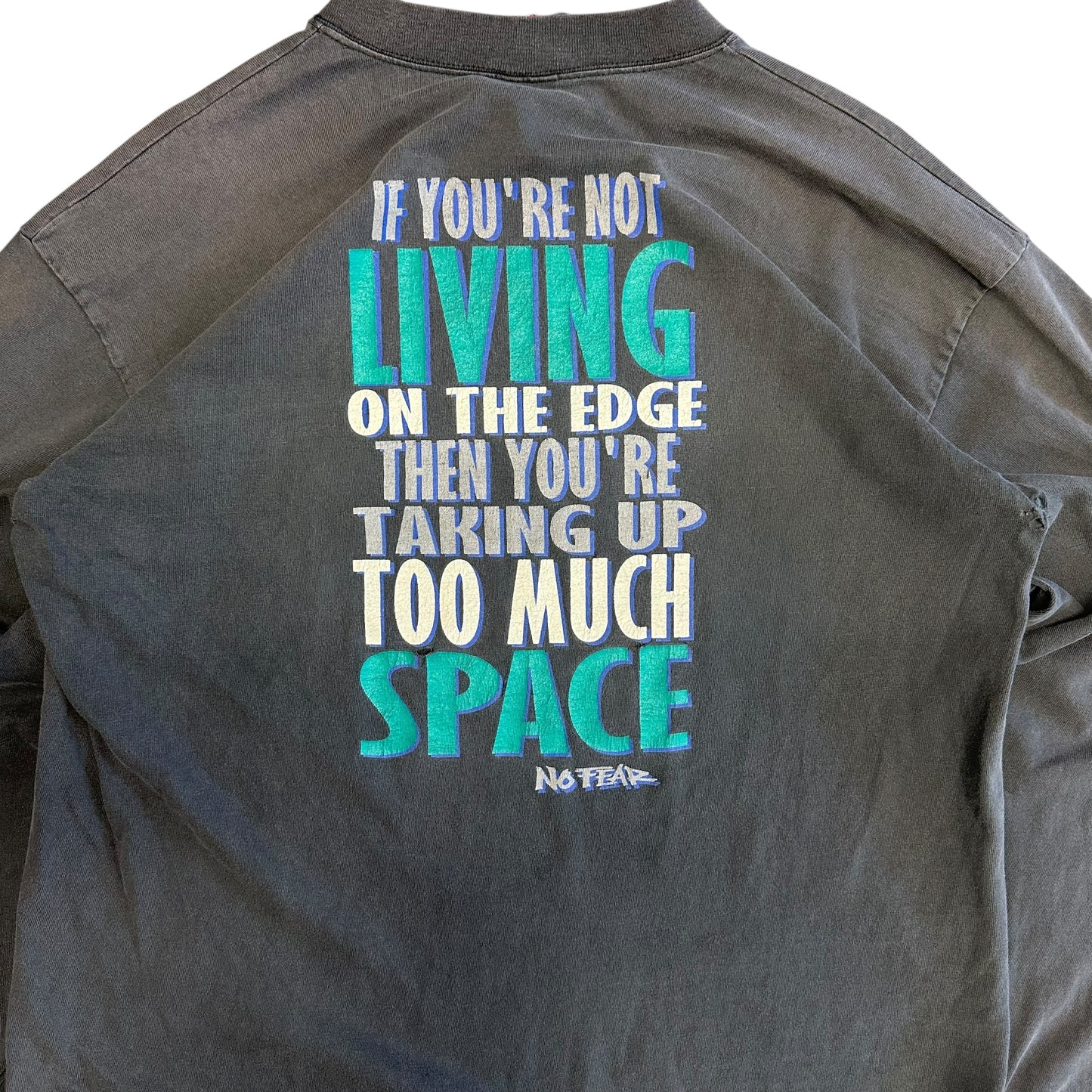 Vintage No Fear ‘Livin On The Edge’ LS Tee