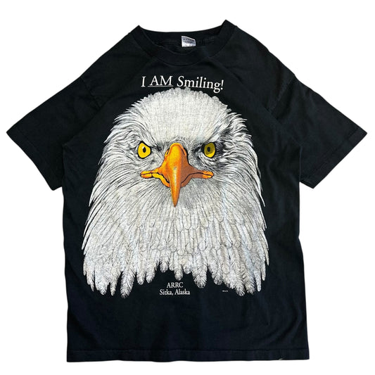 Vintage I Am Smiling Eagle T Shirt