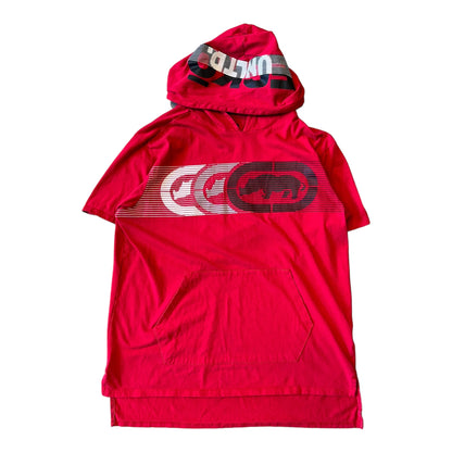 Y2K Ecko Triple Striped Logo Hooded Tee