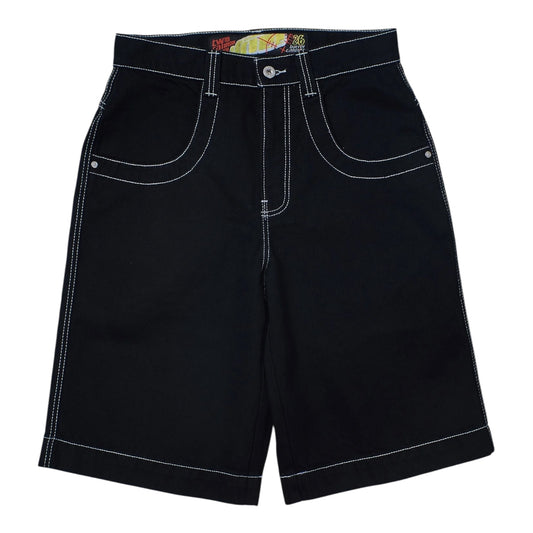 JNCO - Twin Cannon Shorts 14" (Black/Silver)