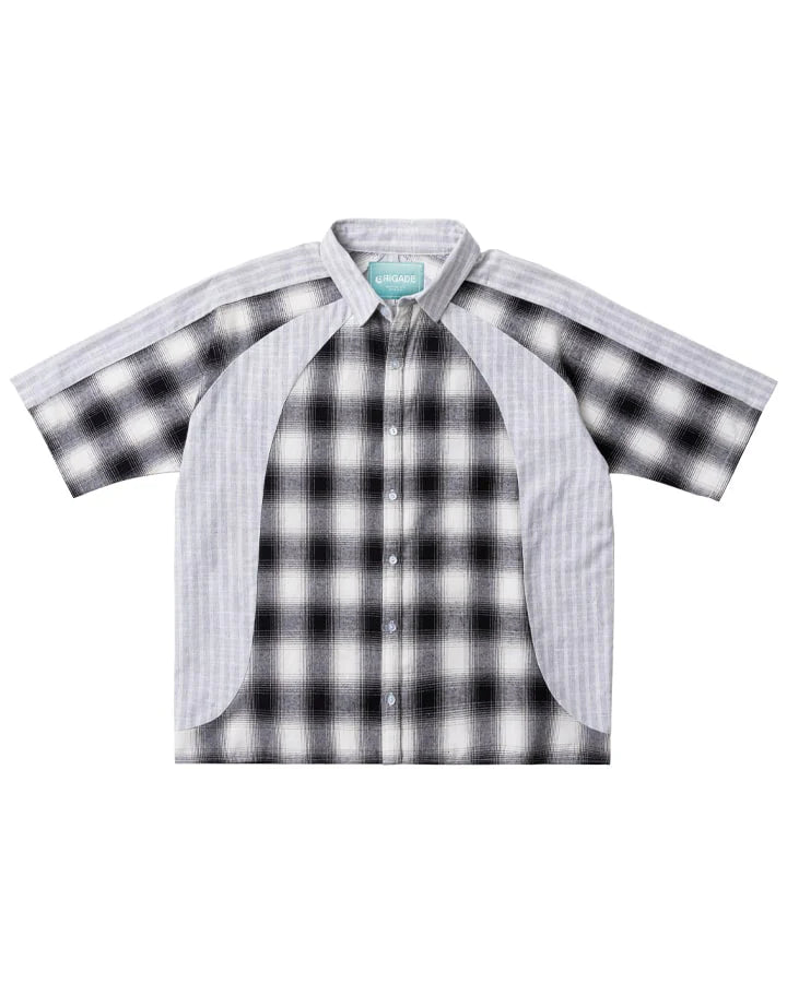 Brigade - Velodrome Short Sleeve Button Down (Black)