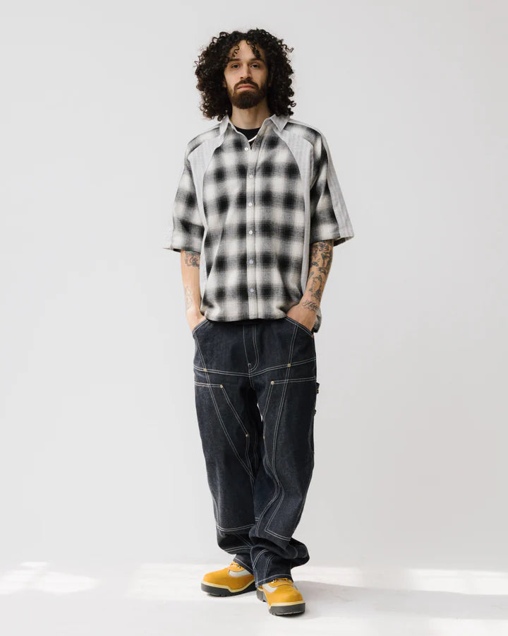 Brigade - Velodrome Short Sleeve Button Down (Black)