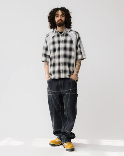 Brigade - Velodrome Short Sleeve Button Down (Black)