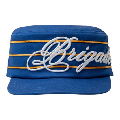 Brigade - Script Pillbox Hat (Blue/Orange)
