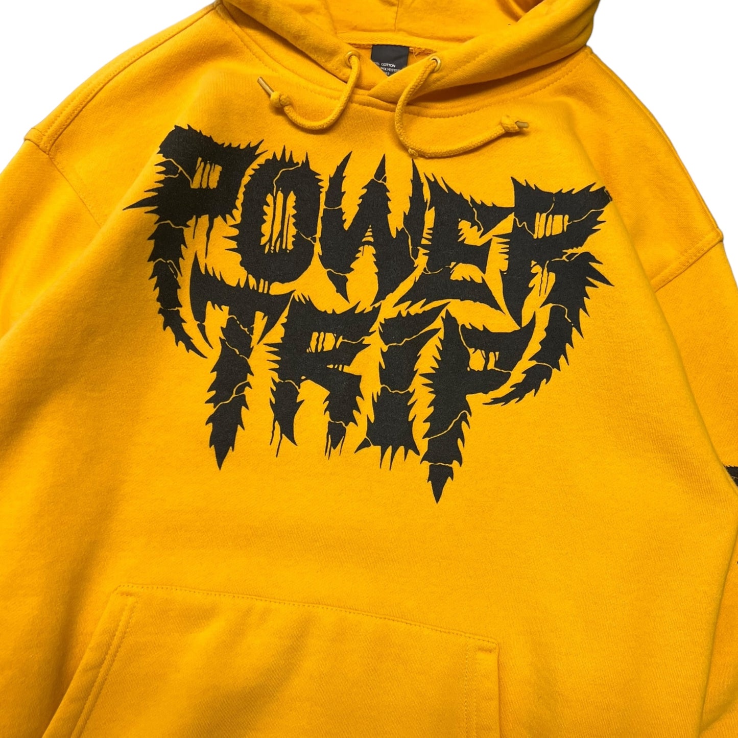 Power Trip Hardcore Thrash Band Yellow Sweatshirt