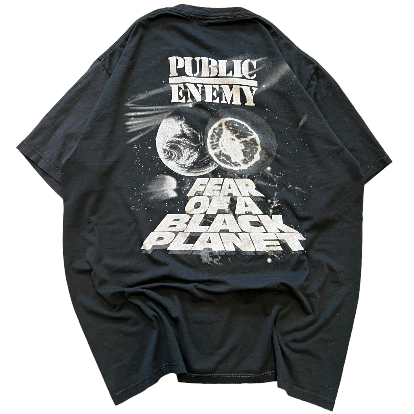 Vintage 90s Public Enemy Fear Of A Black Planet T Shirt REPAIRED