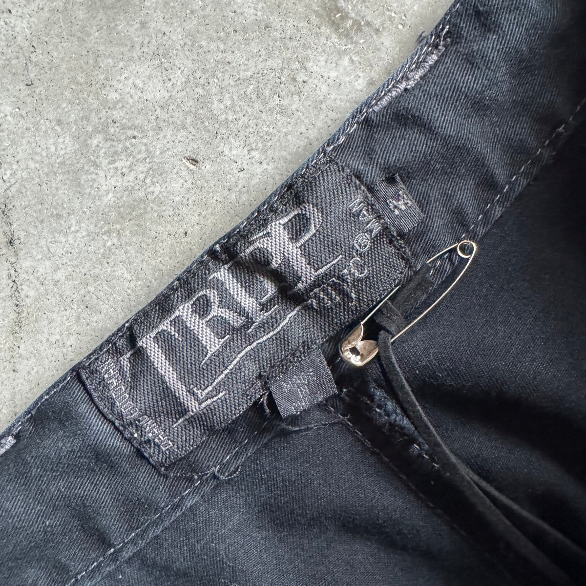 Y2K Tripp NYC Black Bondage Cargos
