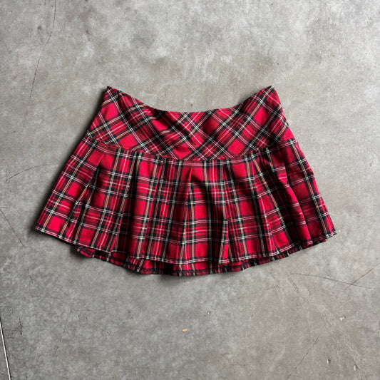 Y2K Women’s Tripp NYC Red Plaid Skirt