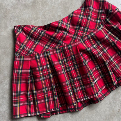 Y2K Women’s Tripp NYC Red Plaid Skirt