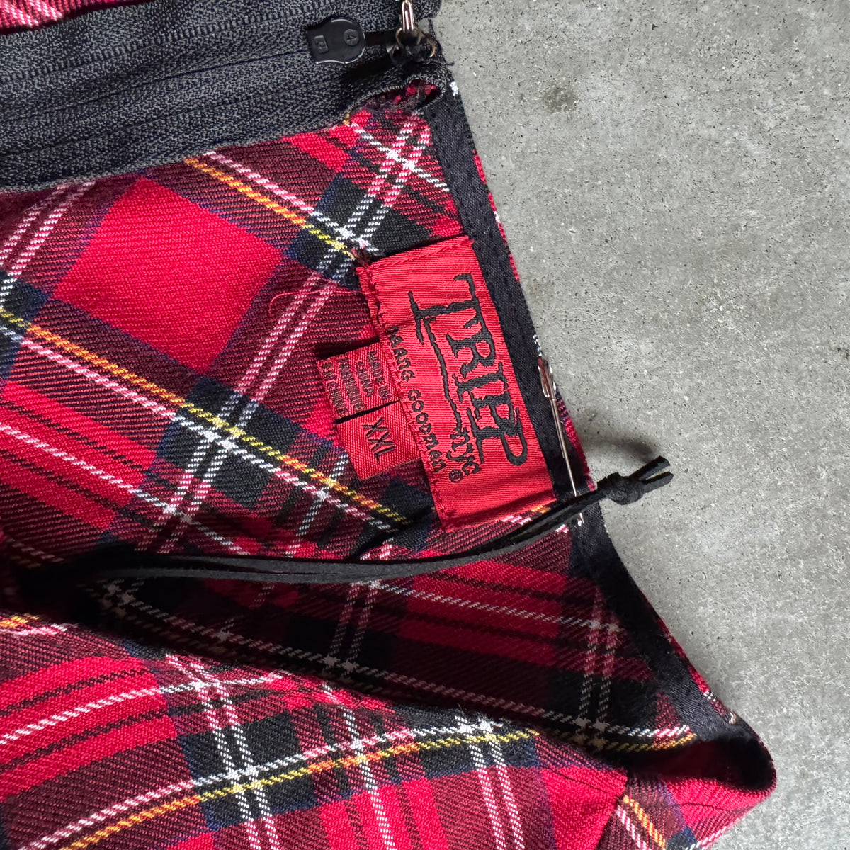Y2K Women’s Tripp NYC Red Plaid Skirt
