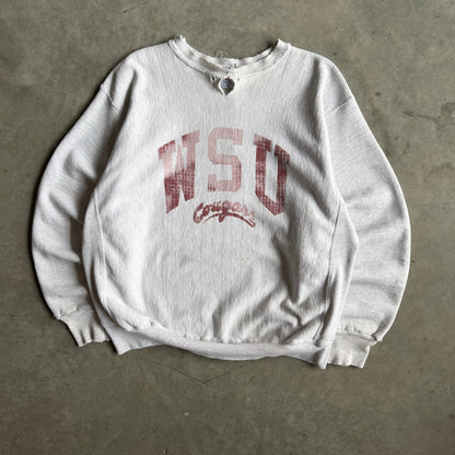Vintage WSU Cougars Gray Spell-Out Sweatshirt