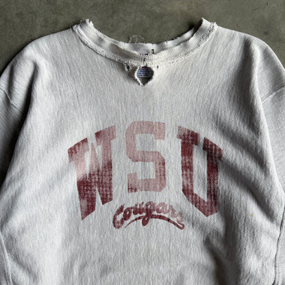 Vintage WSU Cougars Gray Spell-Out Sweatshirt