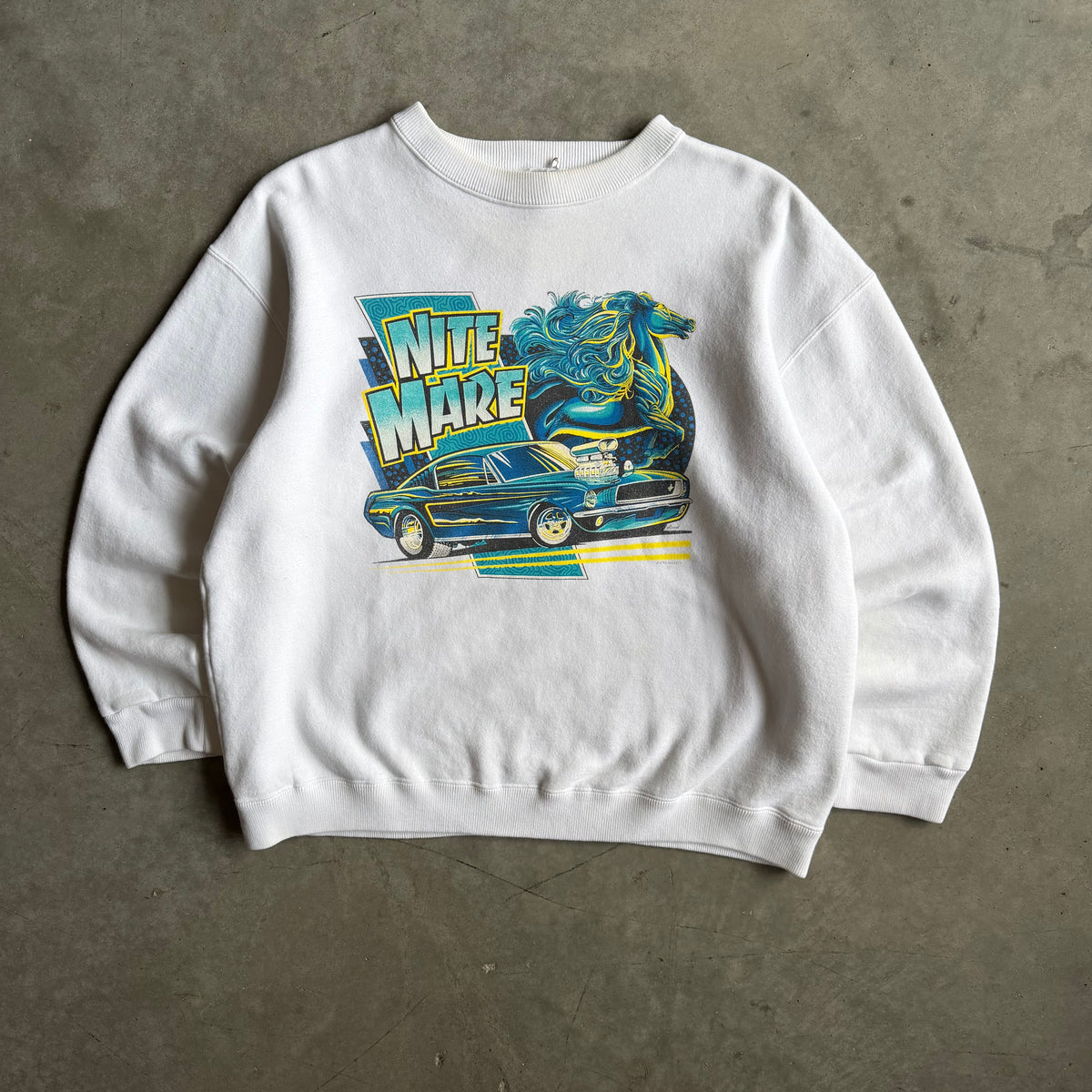 Vintage Nite Mare Horse & Mustang Sweatshirt