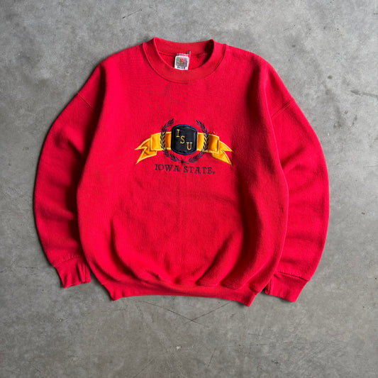 Vintage Iowa State University Shield Banner Sweatshirt