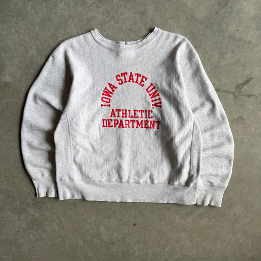 Vintage Champion Reverse Weave ISU Athletic Dept. Spell-Out Sweatshirt