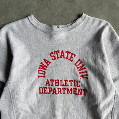 Vintage Champion Reverse Weave ISU Athletic Dept. Spell-Out Sweatshirt