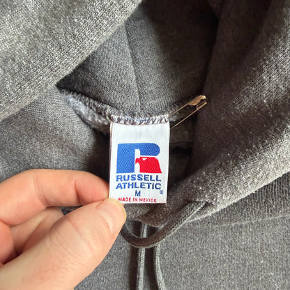 Vintage Russell Athletic Gray Blank Hoodie