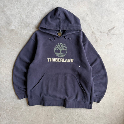 Y2K Timberland Chest Embroidered Logo Hoodie